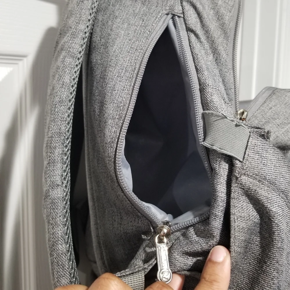 Ruvalino Gray Large Multifunctional Travel Maternity Baby Diaper Bag Bookbag